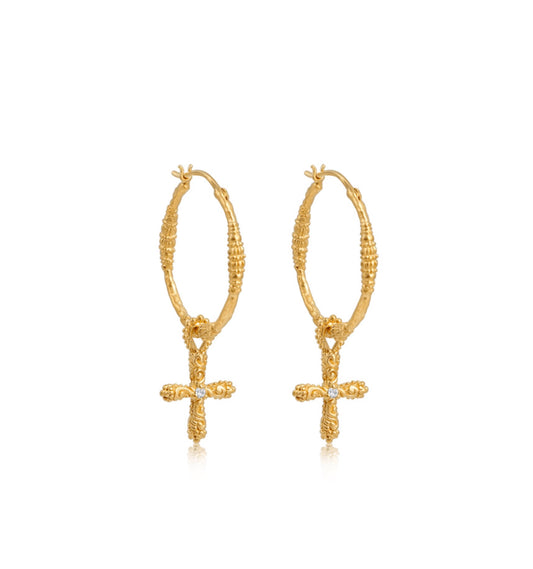 Universal Balance Hoop Earring
