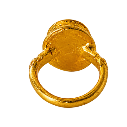 Ancient Coin Statement Ring