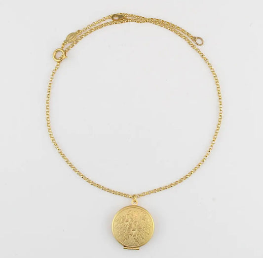 BUTTERCUP LOCKET NECKLACE