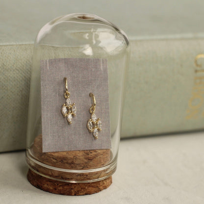 MARQUESS VICTORIAN STERLING SILVER DROP EARRINGS