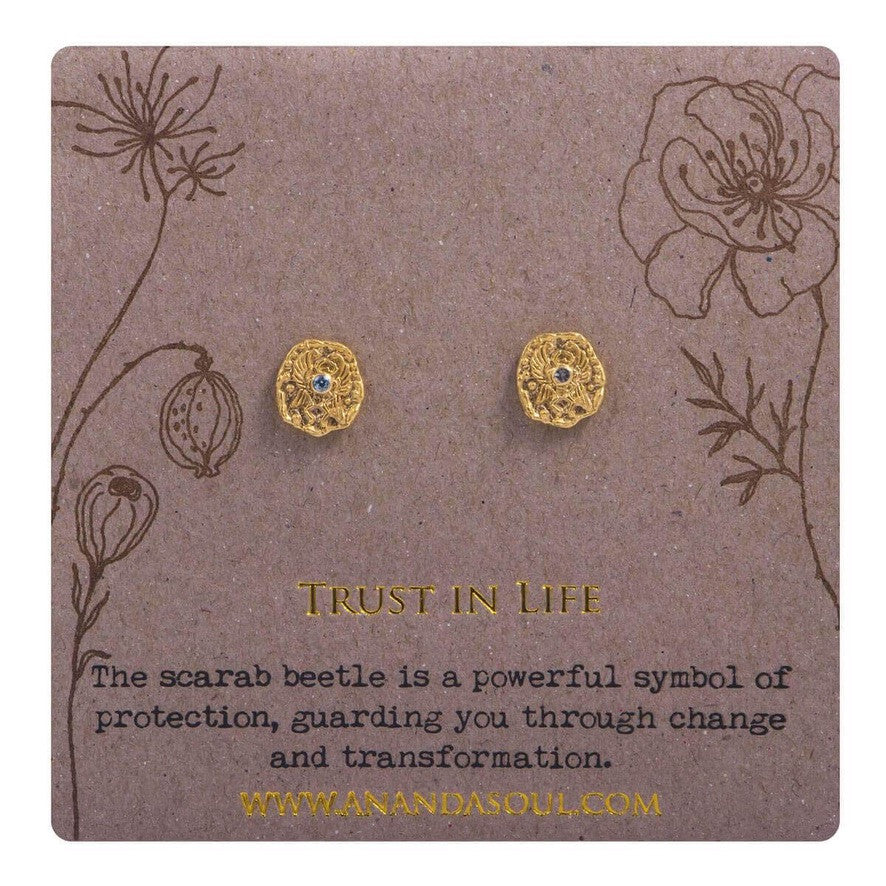 TRUST IN LIFE STUD EARRINGS