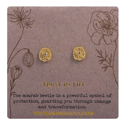 TRUST IN LIFE STUD EARRINGS