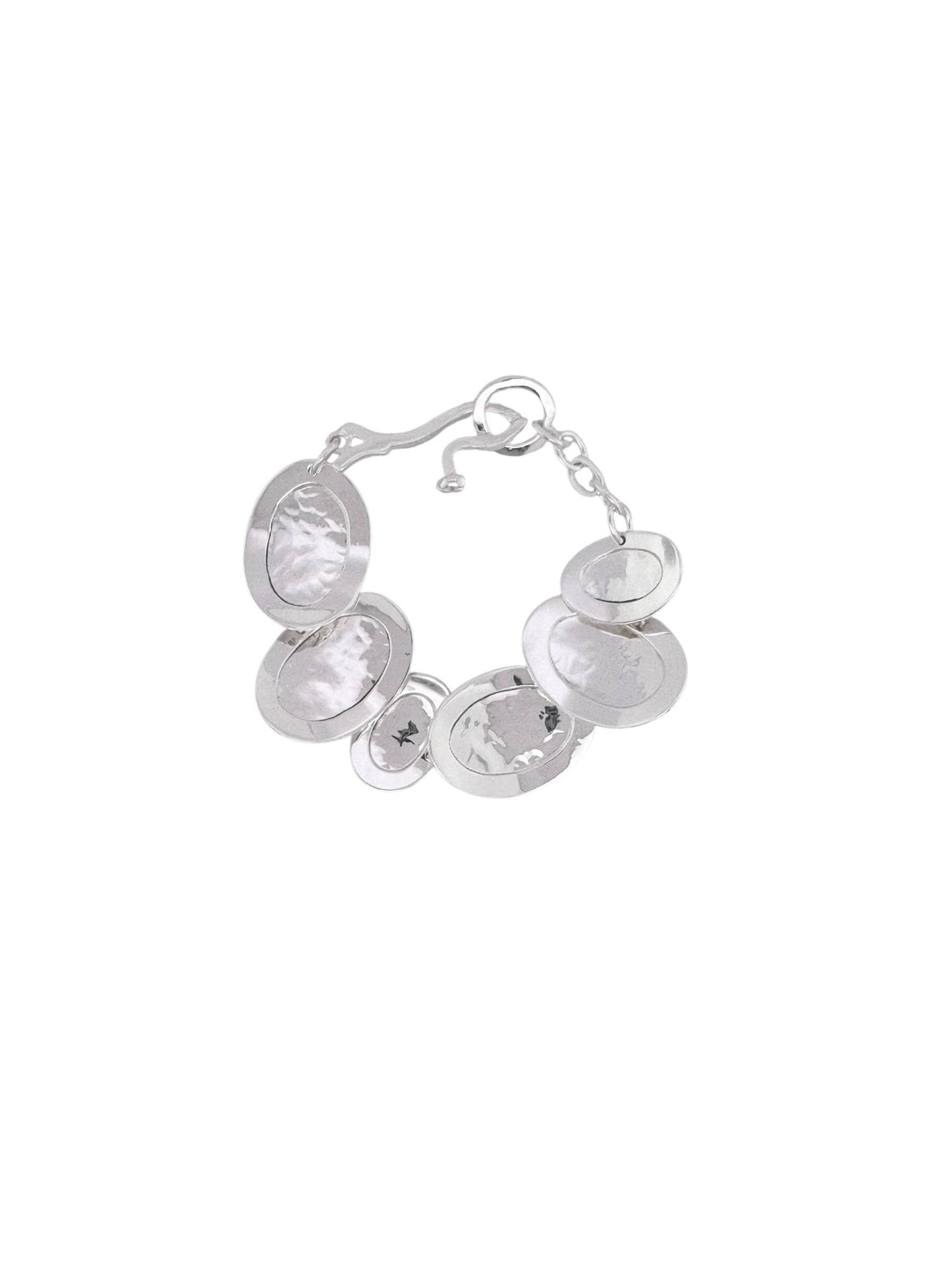 STERLING SILVER ETERNAL OVAL BRACELET