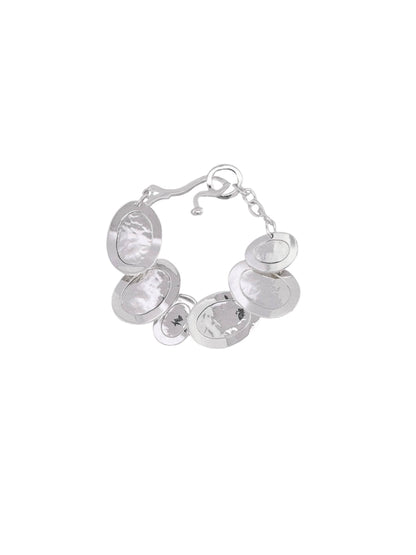 STERLING SILVER ETERNAL OVAL BRACELET
