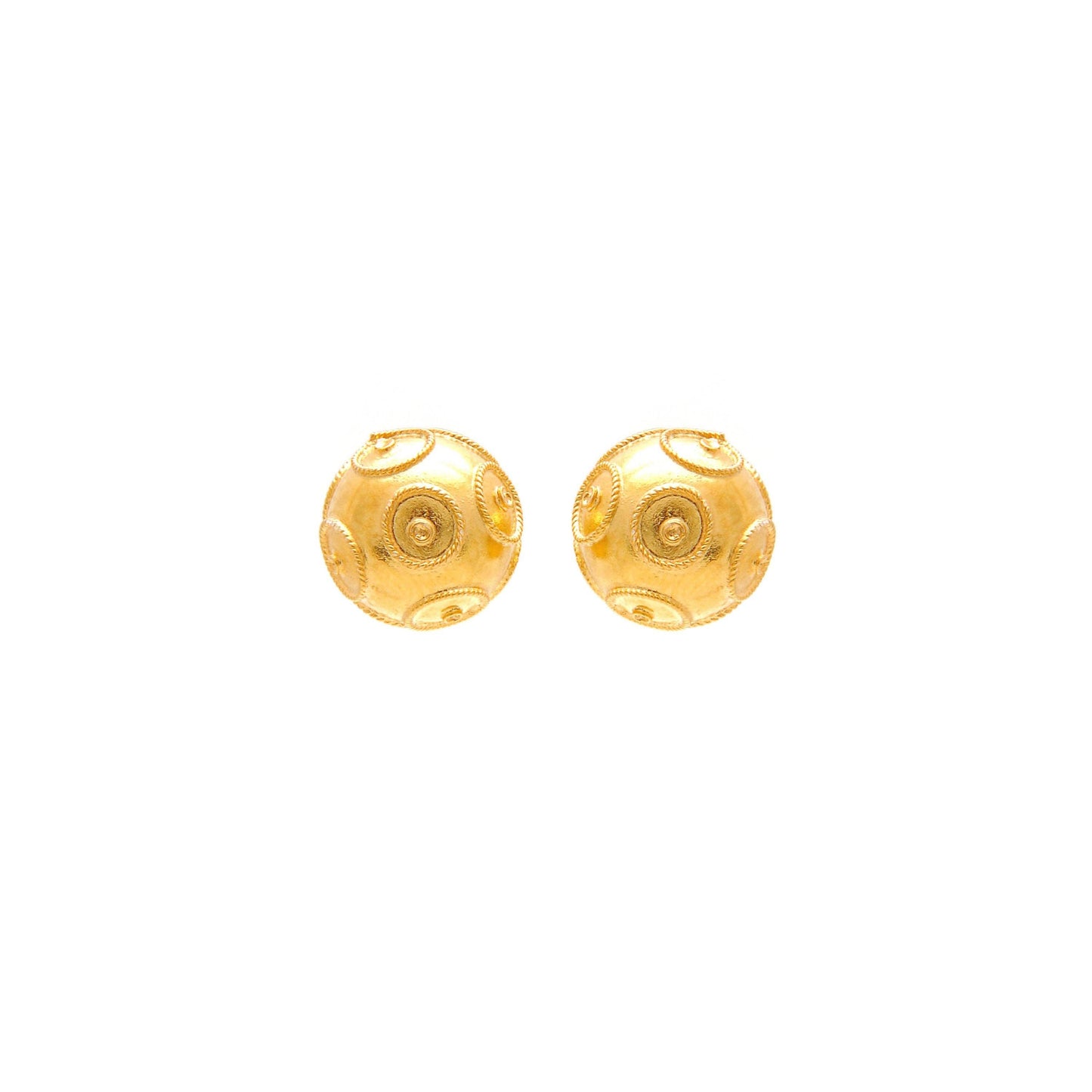 Earrings Viana’s Conta XS in Gold Plated Silver
