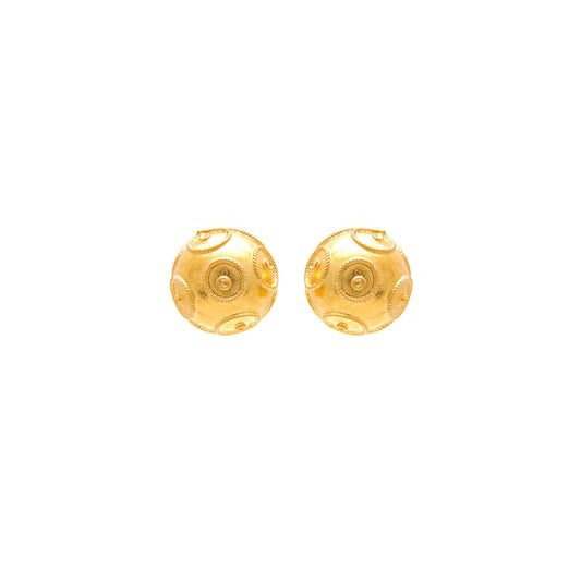 Earrings Viana’s Conta XS in Gold Plated Silver