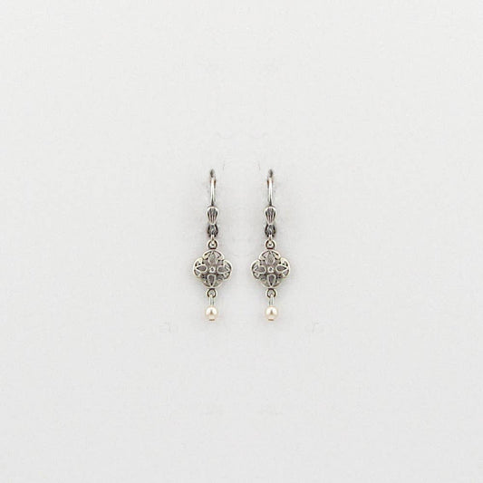 Petite Lotus Earring Silver