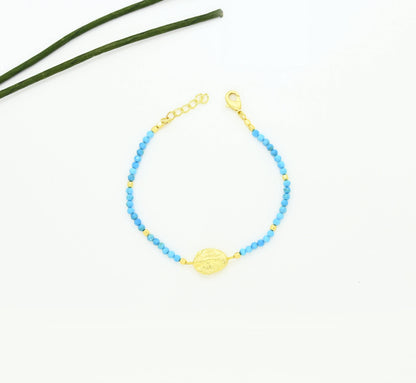Blue Turquoise  Bracelet