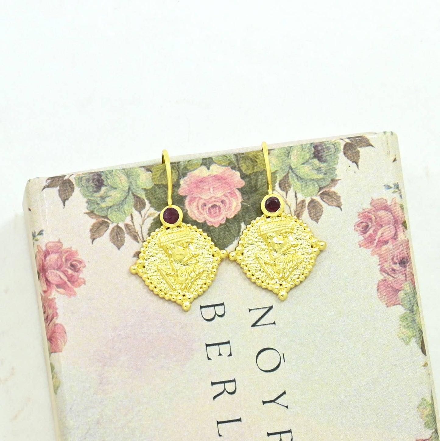 Lyla Earring  -  Ruby