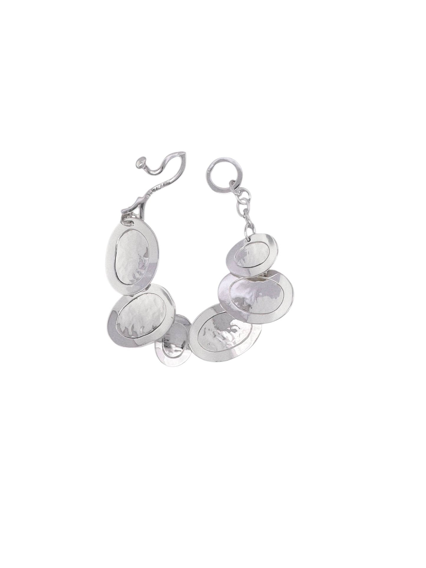 STERLING SILVER ETERNAL OVAL BRACELET